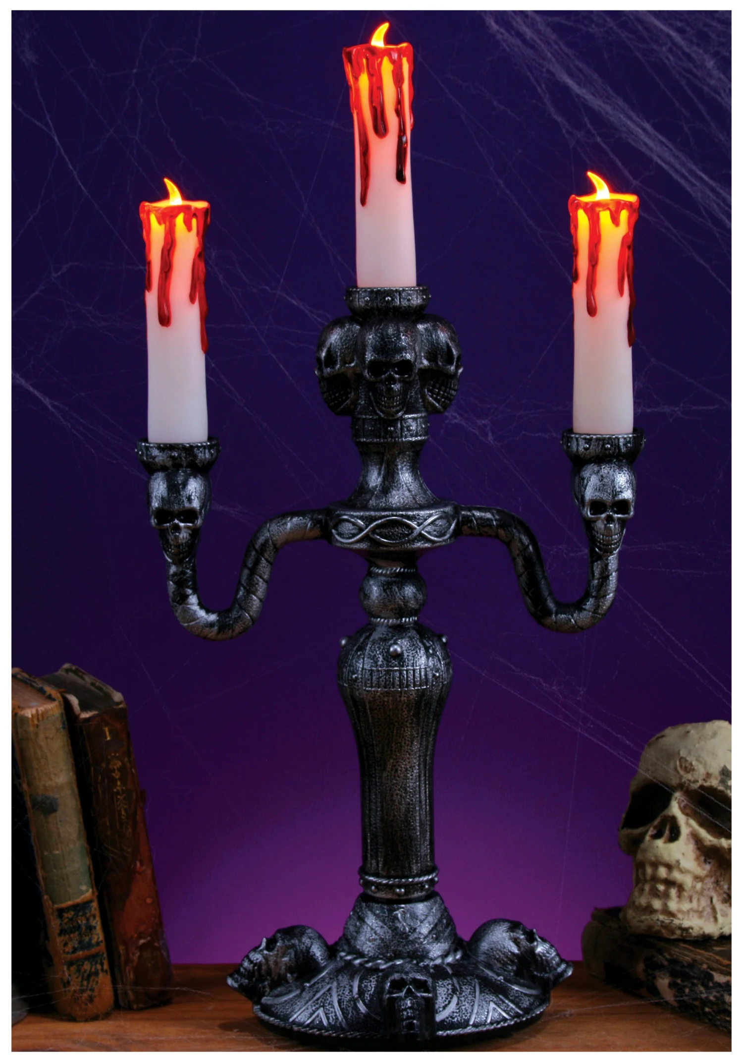 Fun World 14-Inch LED Candelabra Decoration 1 Fun World 14-Inch LED Candelabra Decoration