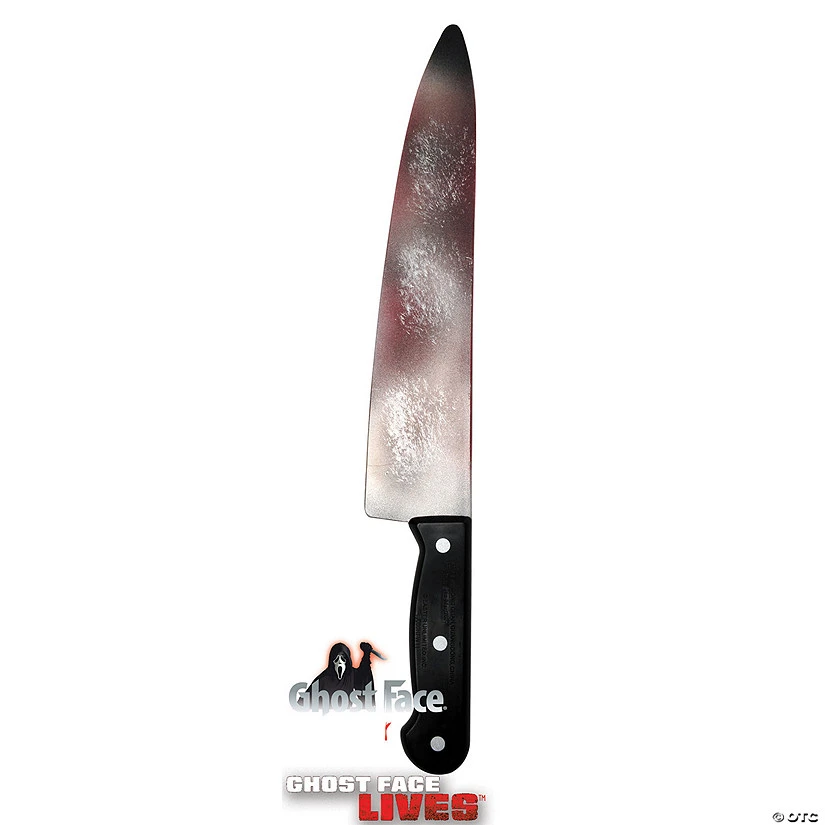15" Scream Ghost Face Bloody Butcher Knife 1 15" Scream Ghost Face Bloody Butcher Knife