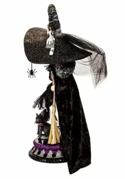 Kurt Adler Hollywood Purple Witch Nutcracker -Halloween Night Deals Store 17 hollywood witch nutcracker alt 2