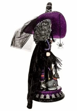 Kurt Adler Hollywood Purple Witch Nutcracker -Halloween Night Deals Store 17 hollywood witch nutcracker alt 3