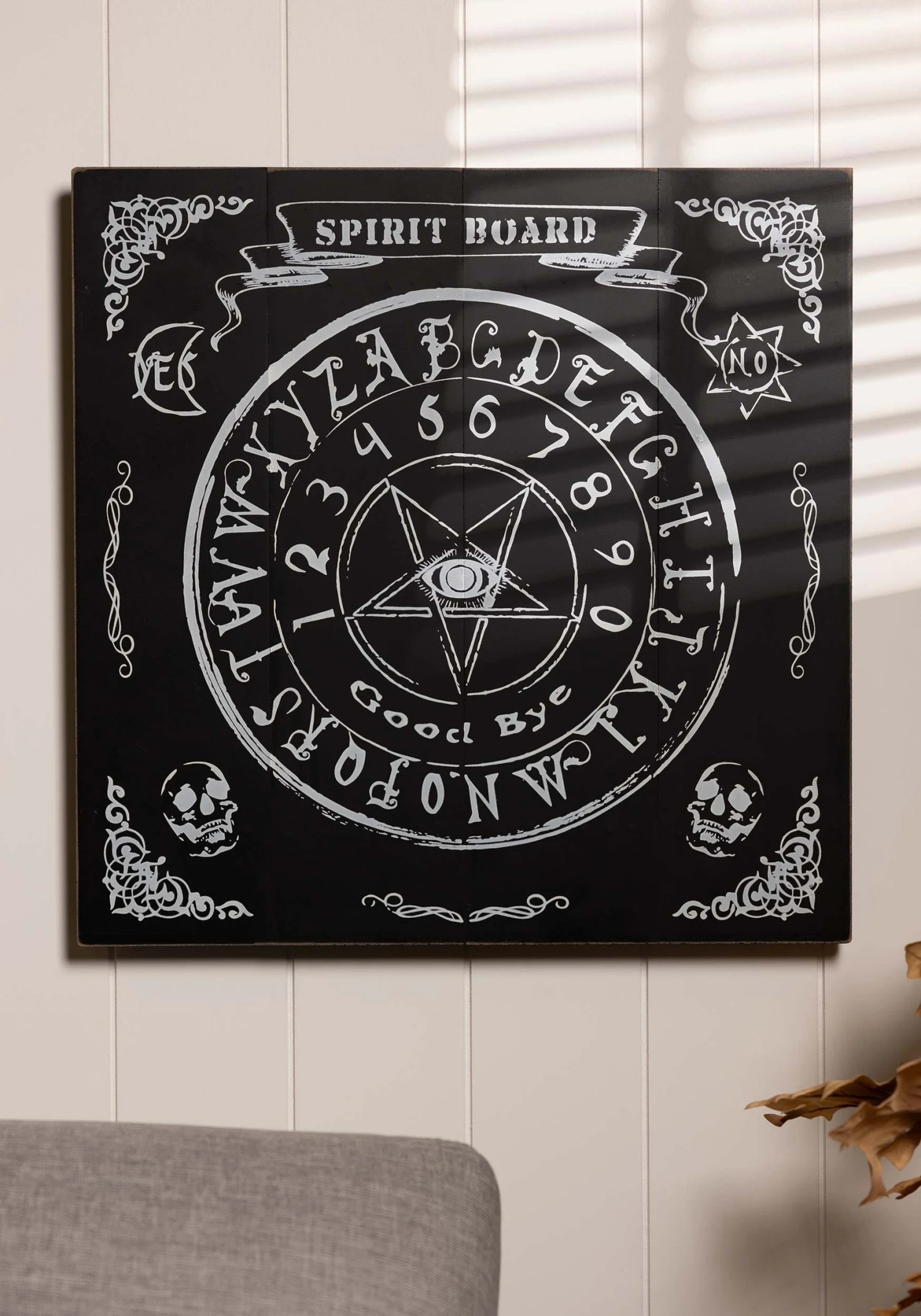 19" Hanging Spirit Board Sign Decoration 1 19" Hanging Spirit Board Sign Decoration