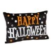 20-Inch Happy Halloween Decorative Fabric Pillow