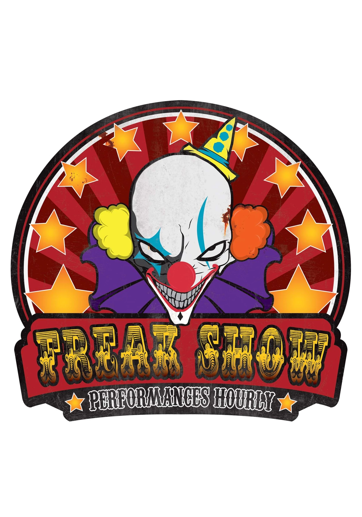 22" Metal Freak Show Sign Decoration 1 22" Metal Freak Show Sign Decoration