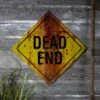 26 Inch Metal Dead End Sign