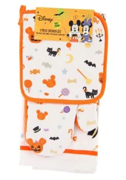 3 Piece Disney Mickey Halloween Treats Textile Kitchen Set 9 3 Piece Disney Mickey Halloween Treats Textile Kitchen Set -Halloween Night Deals Store 3 piece disney mickey halloween treats textile set alt 4