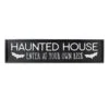 48 Inch Wood Halloween Haunted House Sign Decoration