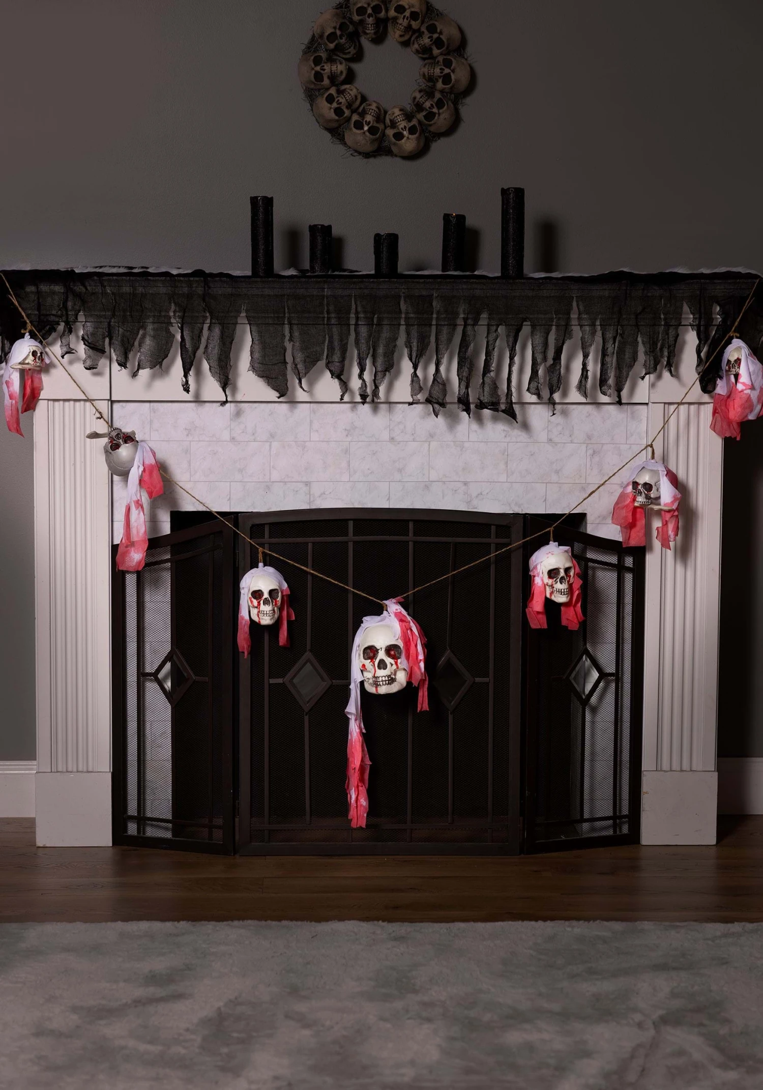 70" Bloody Skull Garland Decoration 1 70" Bloody Skull Garland Decoration
