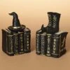 8-Inch Witches Books With Hat And Boots Decorative Set