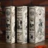 Set Of Three Fright Night 9" Book Boxes Decoration