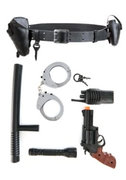 Adult Cop Costume Belt Accessory Set