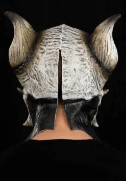 Deathkeeper White Mask For Adults -Halloween Night Deals Store adult deathkeeper white mask alt 2