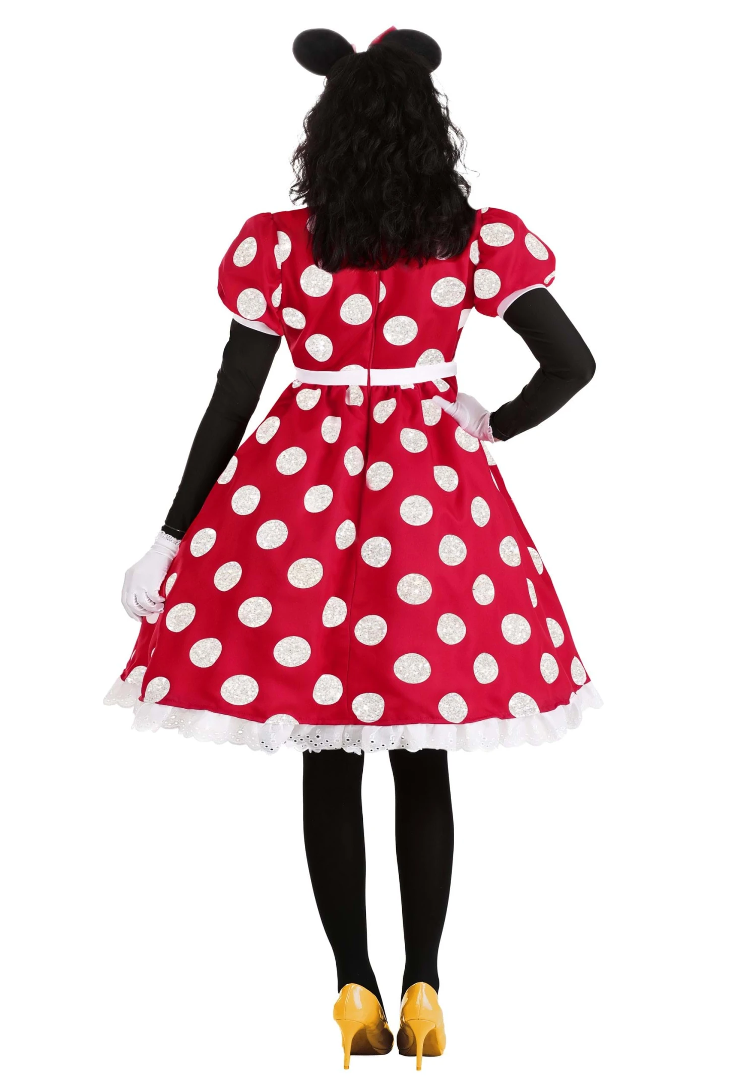 Disney Deluxe Minnie Mouse Adult Costume 5 Disney Deluxe Minnie Mouse Adult Costume - Image 5