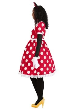 Disney Deluxe Minnie Mouse Adult Costume 12 Disney Deluxe Minnie Mouse Adult Costume -Halloween Night Deals Store adult deluxe minnie mouse costume alt 4