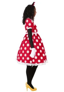 Disney Deluxe Minnie Mouse Adult Costume 13 Disney Deluxe Minnie Mouse Adult Costume -Halloween Night Deals Store adult deluxe minnie mouse costume alt 6