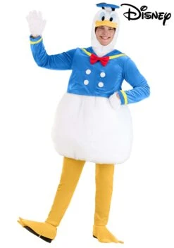 Disney Donald Duck Costume For Adults -Halloween Night Deals Store adult donald duck costume alt 2