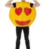 Emoji Heart Smiley Costume For Adults
