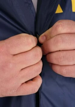 Plus Size Adult FBI Costume Jacket -Halloween Night Deals Store adult fbi costume alt 3