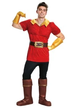 Disney Beauty And The Beast Men's Gaston Costume 12 Disney Beauty And The Beast Men's Gaston Costume -Halloween Night Deals Store adult gaston costume alt 8