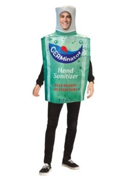 Germinator Hand Sanitizer Bottle Costume For Adults