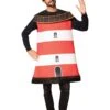 Adult Red Lighthouse Costume