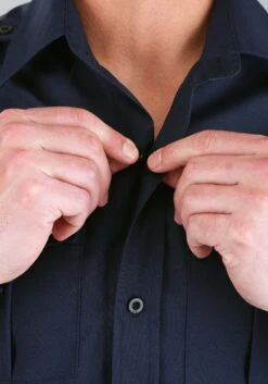 Adult Long Sleeve Police Officer Shirt 9 Adult Long Sleeve Police Officer Shirt -Halloween Night Deals Store adult long sleeve police shirt alt 3 upd