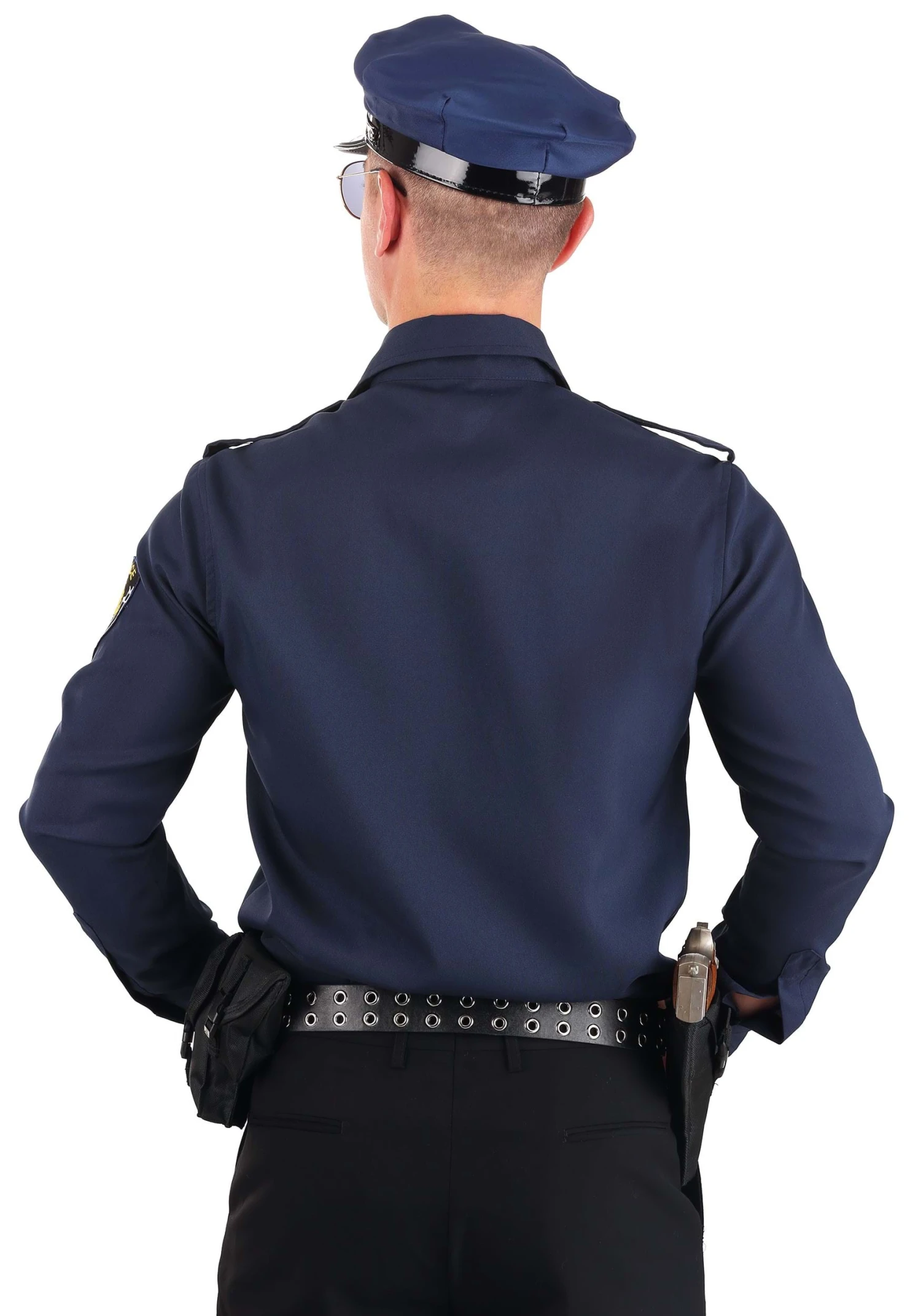 Adult Long Sleeve Police Officer Shirt 2 Adult Long Sleeve Police Officer Shirt - Image 2