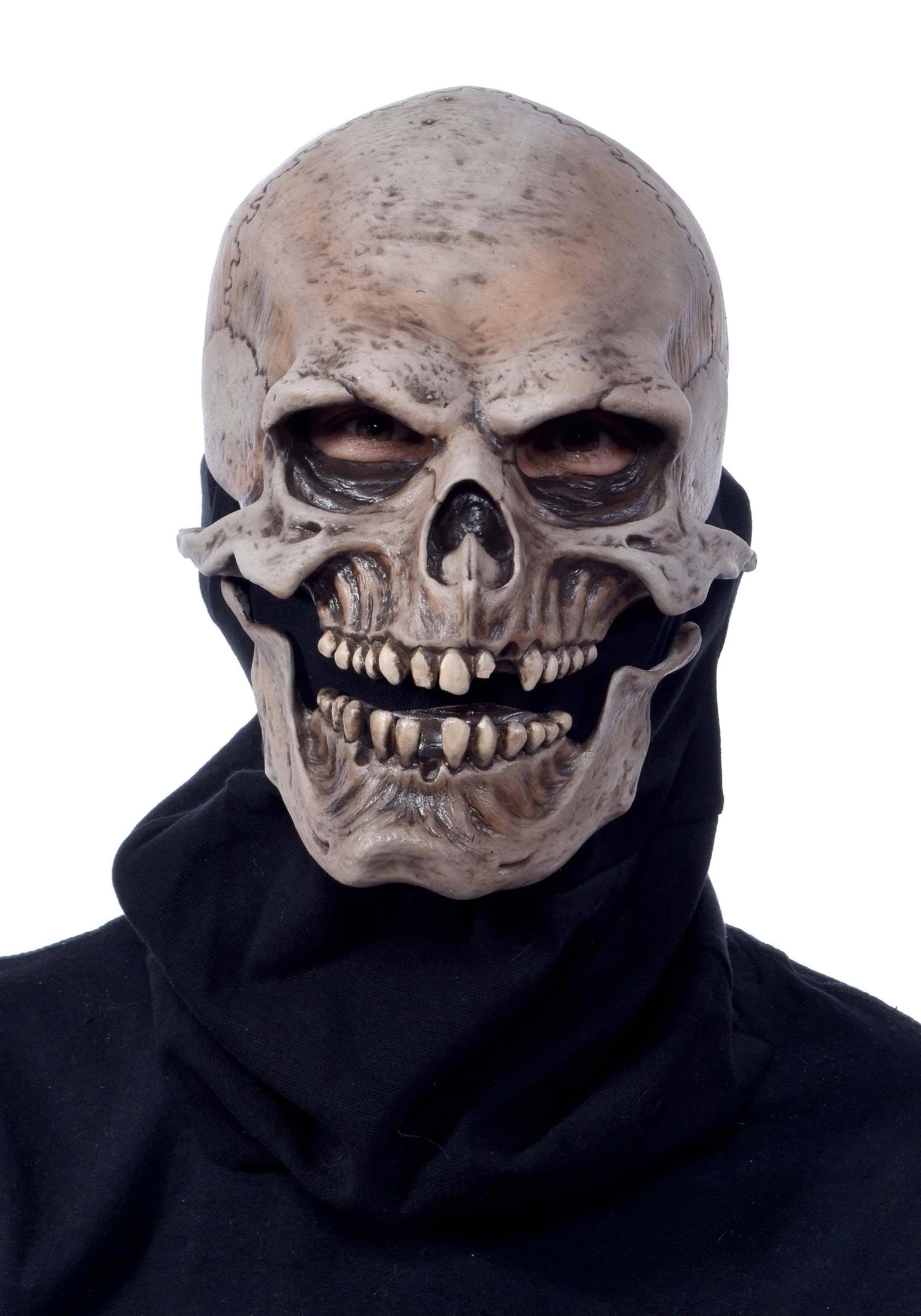 Adult Moving Mouth Skull Mask 1 Adult Moving Mouth Skull Mask