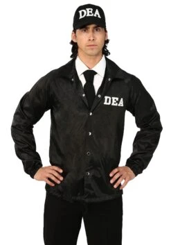 Adult Plus Size DEA Agent Costume -Halloween Night Deals Store adult plus dea agent costume 2