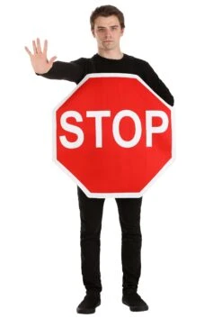 Stop Sign Costume For Adults