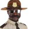 Adult Super Troopers Mustache And Sunglasses Kit