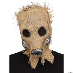 Adult's Burlap Gas Mask
