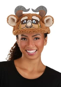 Disney Fuzzy Beast Costume Hat -Halloween Night Deals Store beast fuzzy cap alt 2