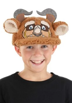 Disney Fuzzy Beast Costume Hat -Halloween Night Deals Store beast fuzzy cap alt 3