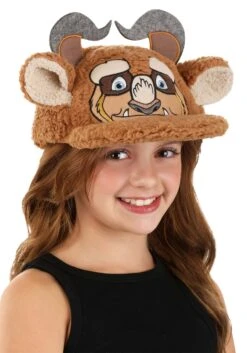 Disney Fuzzy Beast Costume Hat -Halloween Night Deals Store beast fuzzy cap alt 4