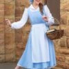 Belle Blue Dress Costume For Women From Disney's Beauty And The Beast