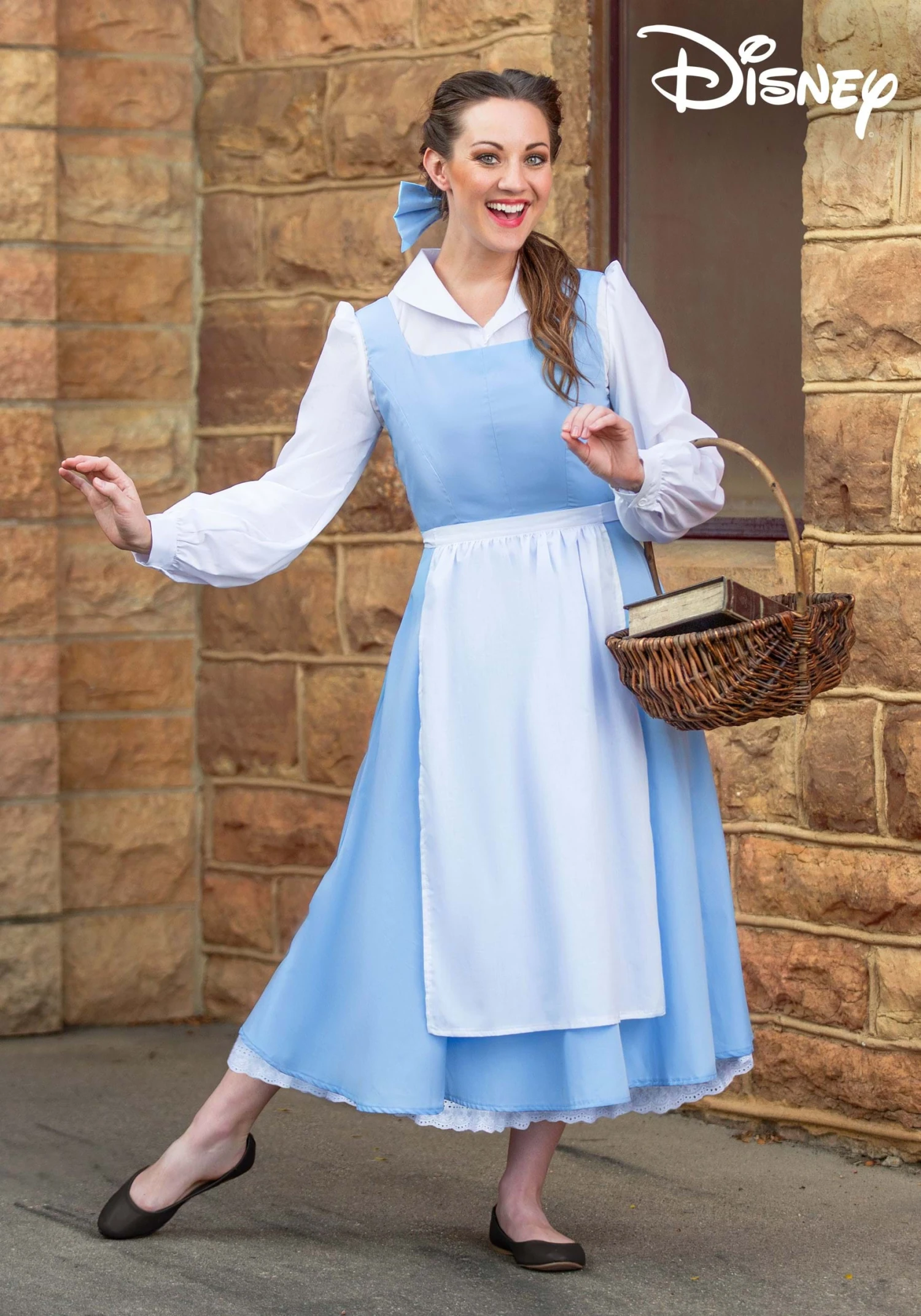 Belle Blue Dress Costume For Women From Disney's Beauty And The Beast 1 Belle Blue Dress Costume For Women From Disney's Beauty And The Beast