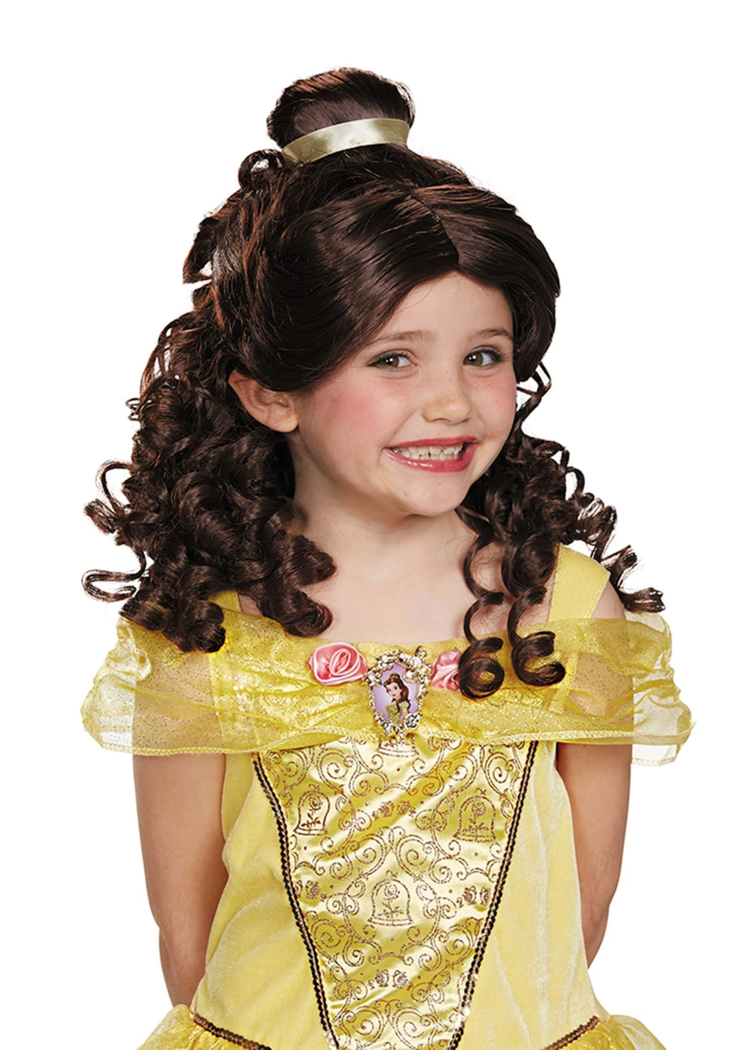 Disguise Beauty And The Beast Belle Wig For Kids 1 Disguise Beauty And The Beast Belle Wig For Kids
