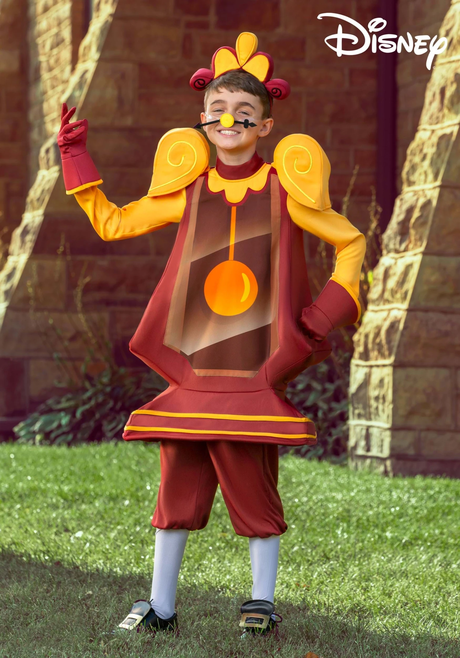 Cogsworth Costume For Kids From Disney's Beauty And The Beast 1 Cogsworth Costume For Kids From Disney's Beauty And The Beast