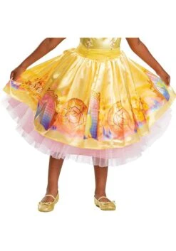 Disguise Beauty And The Beast Deluxe Girl's Belle Costume For Todders 8 Disguise Beauty And The Beast Deluxe Girl's Belle Costume For Todders -Halloween Night Deals Store beauty and the beast deluxe toddler belle costume alt 3