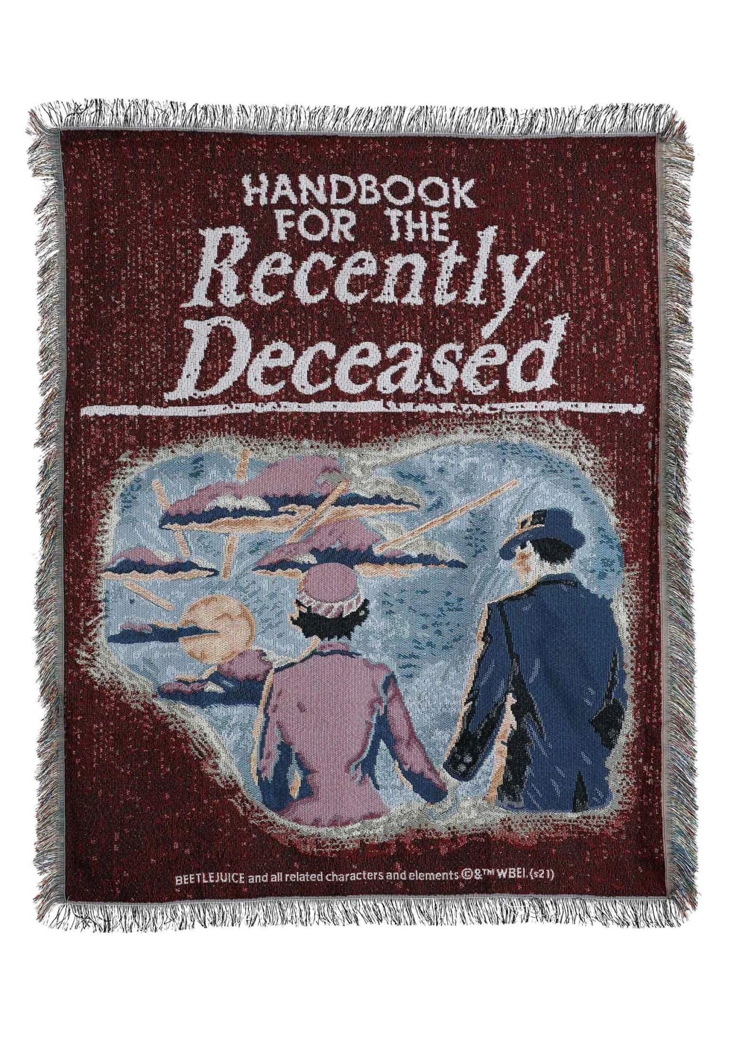 Handbook For The Recently Deceased Beetlejuice Tapestry Throw 2 Handbook For The Recently Deceased Beetlejuice Tapestry Throw - Image 2