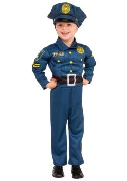 Top Cop Boy's Muscle Costume