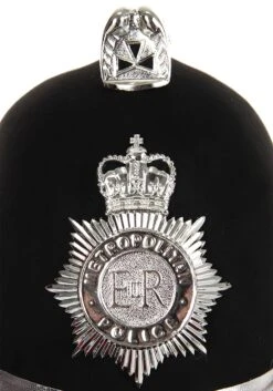 British Bobby Black Helmet -Halloween Night Deals Store british bobby helmet alt 3