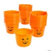 Bulk Jack-O’-Lantern Trick-or-Treat Buckets - 72 Pc.