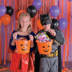 Bulk Jack-O’-Lantern Trick-or-Treat Buckets - 72 Pc. -Halloween Night Deals Store bulk jack o lantern trick or treat buckets 72 pc 14114041 a01