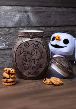 Nightmare Before Christmas Ceramic Deadly Night Shade Cookie Jar -Halloween Night Deals Store ceramic deadly night shade cookie jar alt 1
