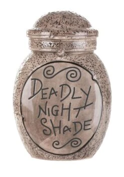 Nightmare Before Christmas Ceramic Deadly Night Shade Cookie Jar -Halloween Night Deals Store ceramic deadly night shade cookie jar alt 3