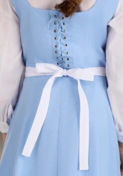 Belle Blue Dress Costume For Kids From Disney's Beauty And The Beast -Halloween Night Deals Store child beauty and the beast belle blue dress alt 3