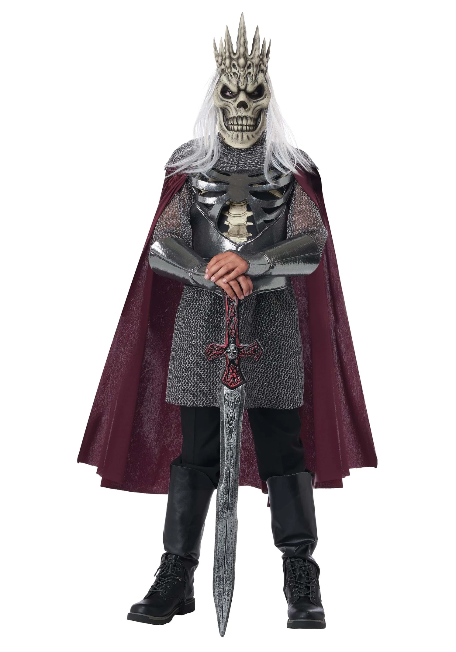 Fearsome Skeleton King Child Costume 1 Fearsome Skeleton King Child Costume