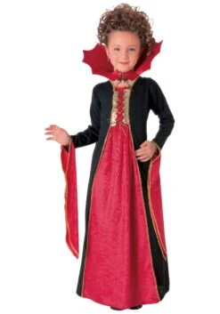 Gothic Vampiress Costume For Children