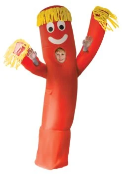Kids Inflatable Red Wavy Arm Guy Costume
